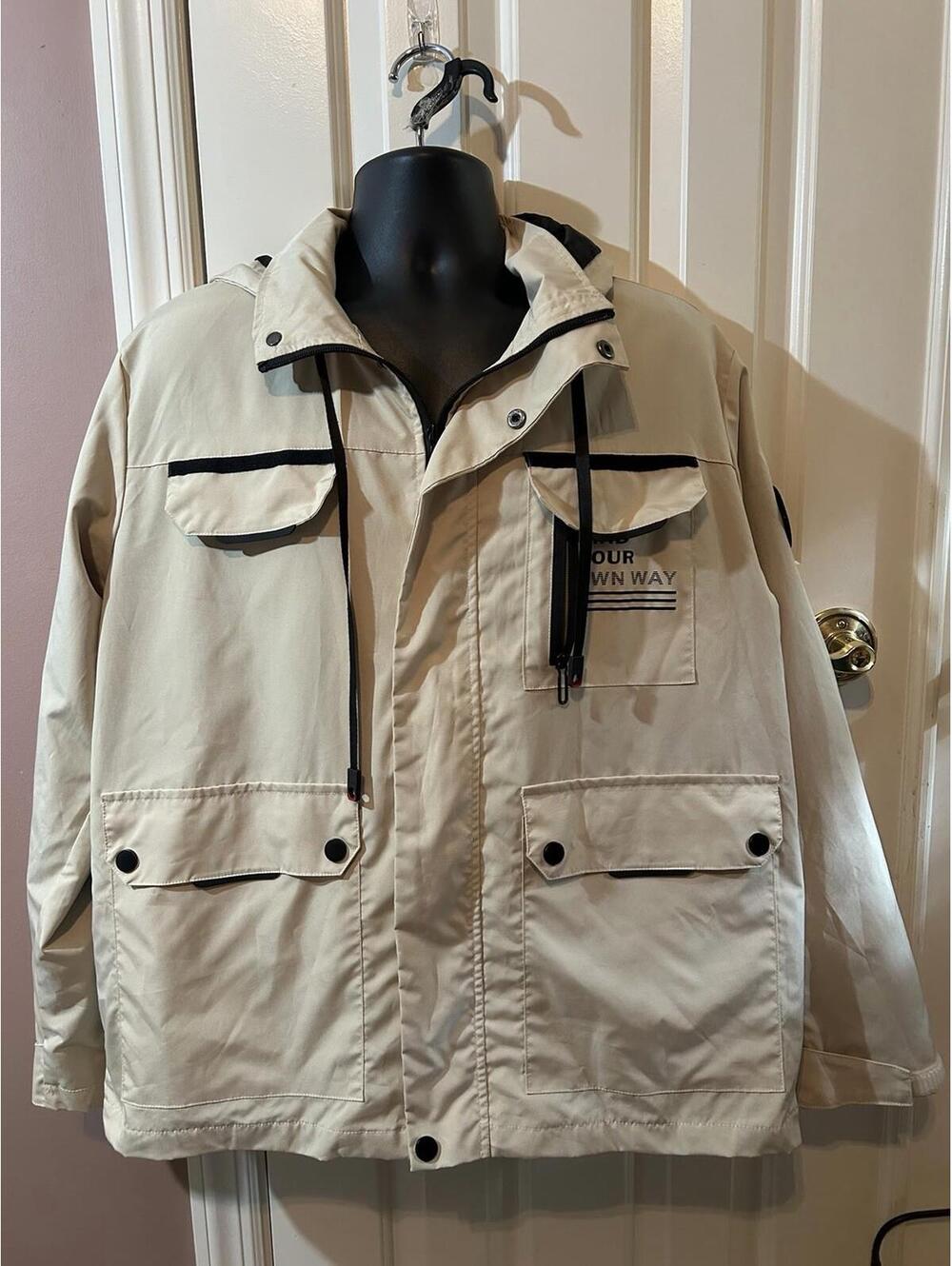 LOVEOILIFE LDTNOR Jacket Find Your Own Way Womens 1XL Beige